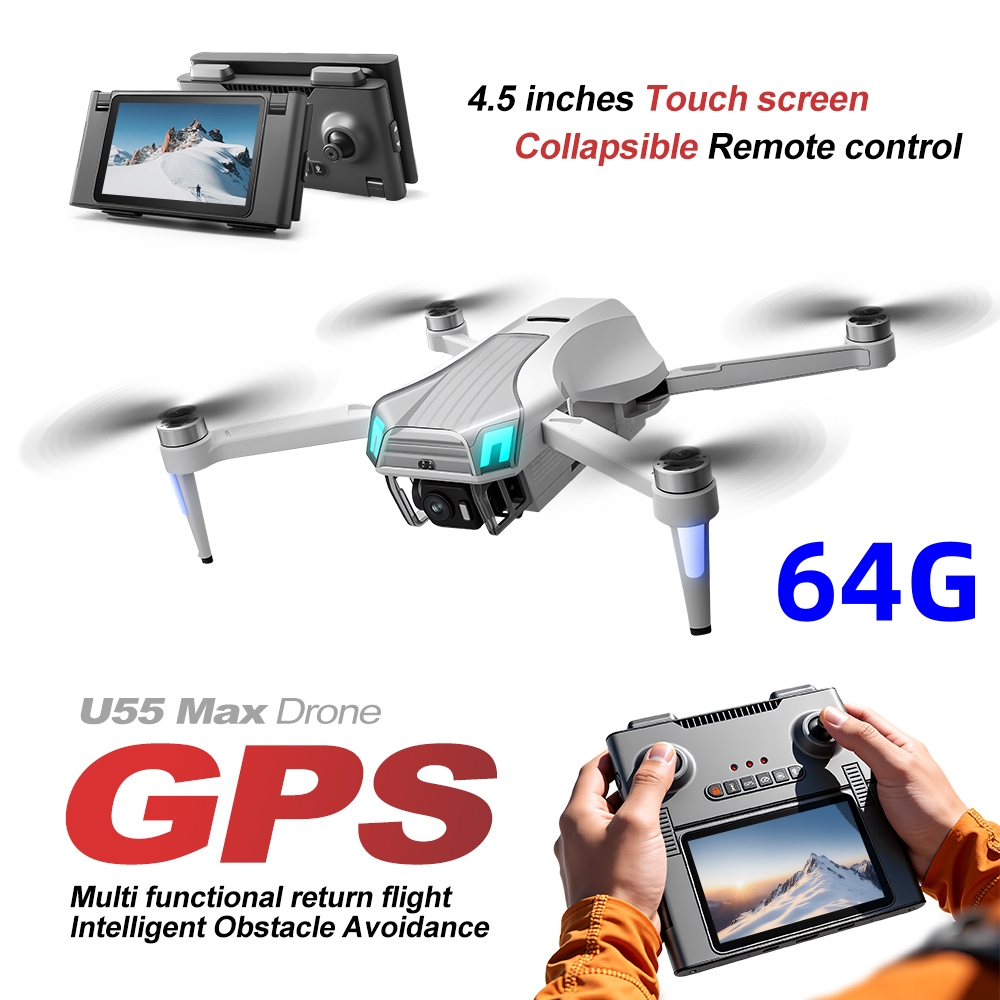 Dron GPS NCZOBOE U55 con Contr - Drone Gimbal 2 Axis reseña y precio