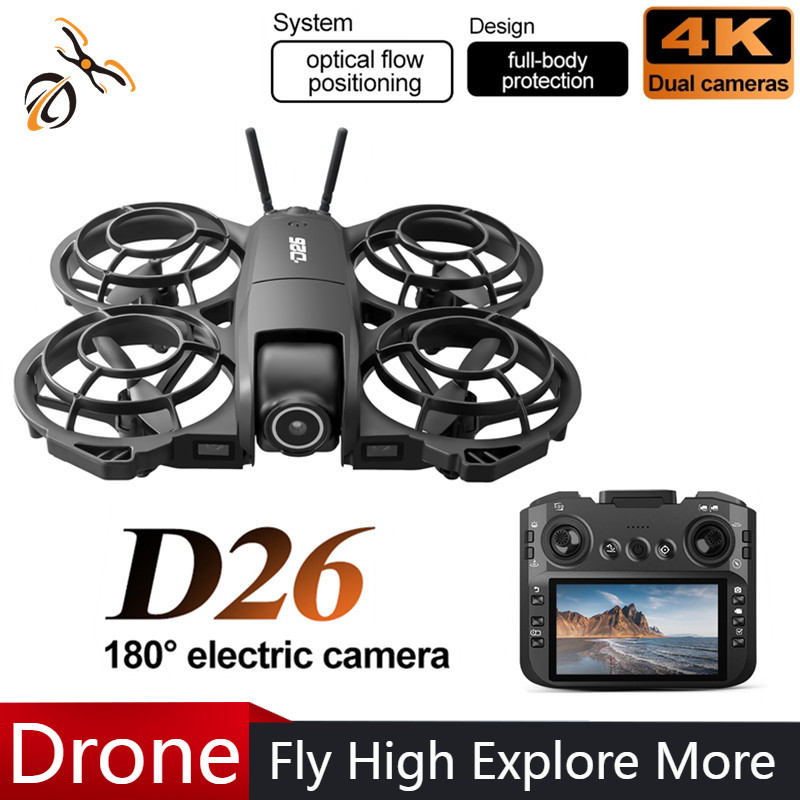 Dron D26 4K Aéreo HD 180 °   D - Drone Gimbal 2 Axis reseña y precio